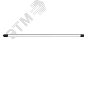 Изображение товара Светильник светодиодный влагозащищенный ДСП-40Вт 6500К 3800 Лм опаловый рассеиватель IP65 черный (шт)