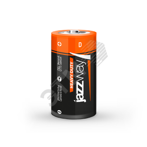 Элемент питания R20 солевой, уп. 2 шт. JAZZway Heavy Duty
