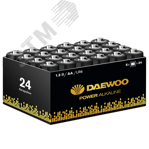 Элемент питания LR03 (AAА) DAEWOO Power Alkaline,  упаковка 24 шт.