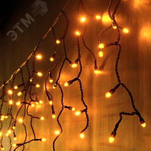 Электрогирлянда нить светодиодная теплый белый 100 светодиодов, 10 м IP44, RB-LD100-WW-E - фото 4