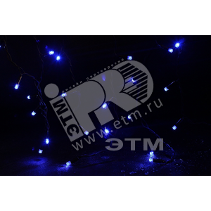 Гирлянда Сосульки 100LED 2 м синяя - фото 1