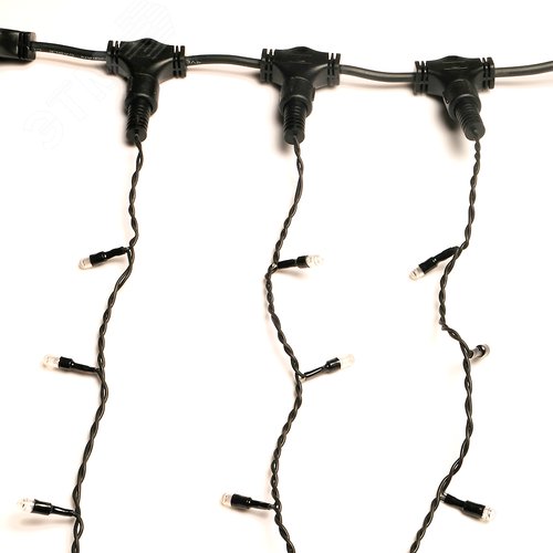 Электрогирлянда Занавес 625 LED 2.5х1.5 м фиолетовая - фото 3