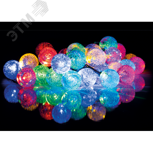 Гирлянда солнечная светодиодная SLR-G05-30M шарики, мультицв - фото 2