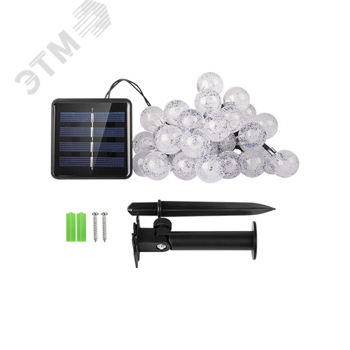 Гирлянда солнечная светодиодная SLR-G05-30M шарики, мультицв - фото 3