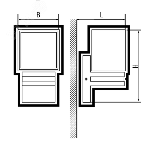 Светильник светодиодный ДБУ-18095 1х8w архитектурный IP54 4000К 400 Лм черный - фото 2