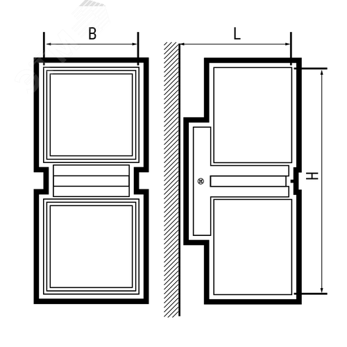 Светильник светодиодный ДБУ-23095 2х8w архитектурный IP54 4000К 800 Лм черный - фото 2