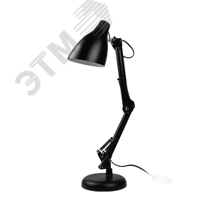Изображение товара Светильник настольный TBL-02 Е27 на струбцине утяжеленная подставка черный ФАZА (шт)