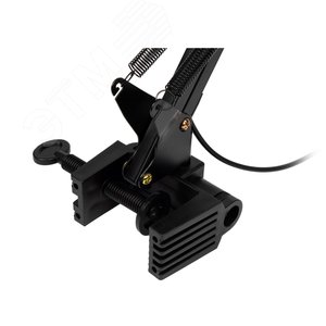 Светильник настольный TBL-02 Е27 на струбцине утяжеленная подставка черный ФАZА - фото 4