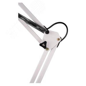 Светильник настольный TBL-02 Е27 на струбцине утяжеленная подставка белый ФАZА - фото 3