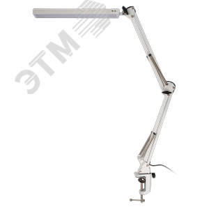 Изображение товара Светильник настольный TBL-03 12Вт USB на струбцине белый (шт)