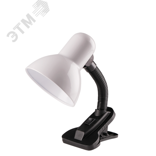 Светильник светодиодный настольный TBL-04, Е27 на прищепке белый ФАZА - фото 1