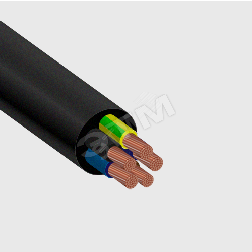 Кабель силовой КГВВнг(А)-LS 5х10.0 - 0.66 ТРТС барабан Экокабель купить ...