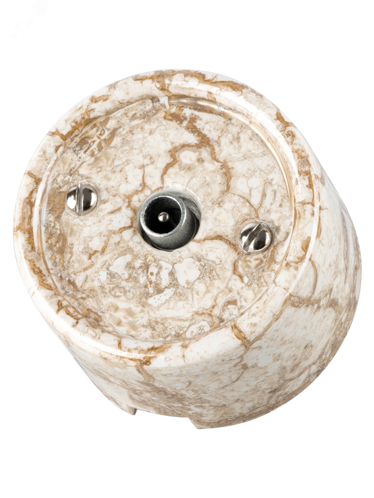 Изображение товара Розетка TV проходная мраморная «Болонь» TDM (шт)