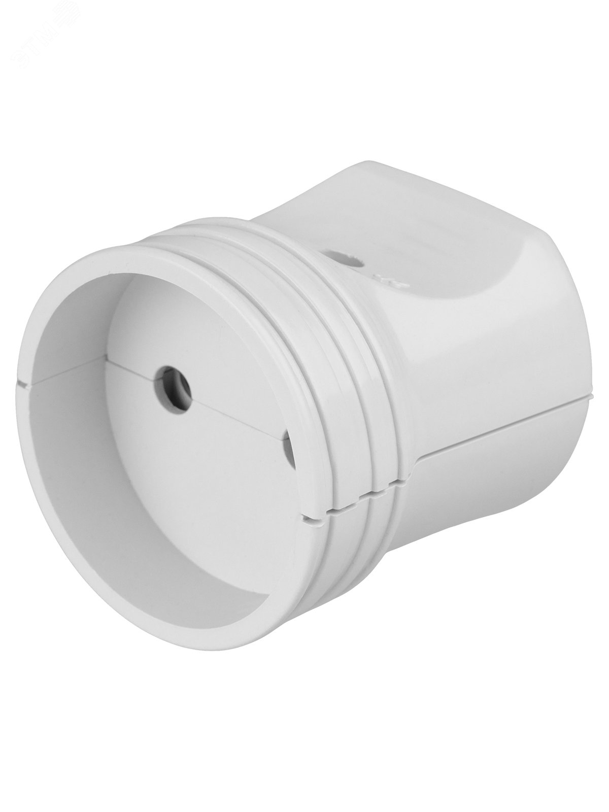 Изображение товара Кабельная розетка 2П б/з белая 10А 250B серии Народная (шт)