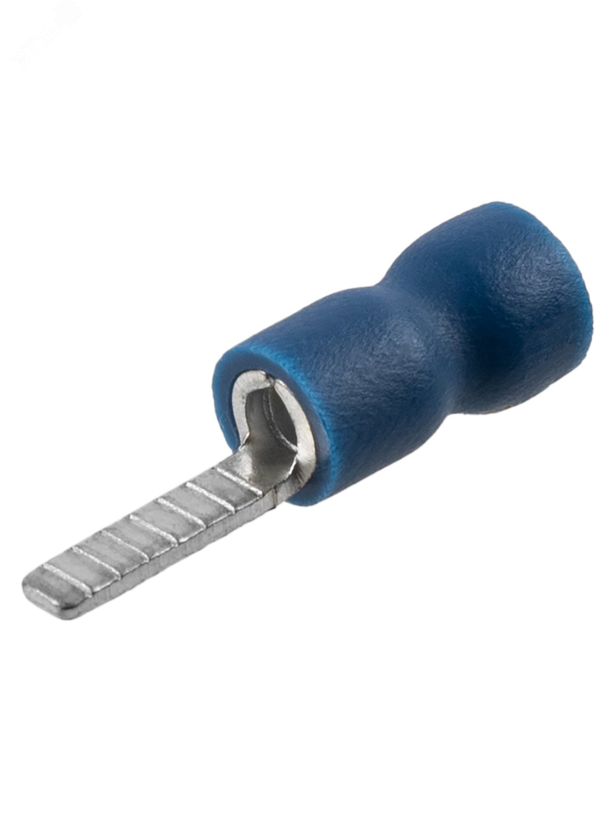 Изображение товара Наконечник штыревой плоский изолированный НШПИ 15-25 синий (50 шт.) TDM