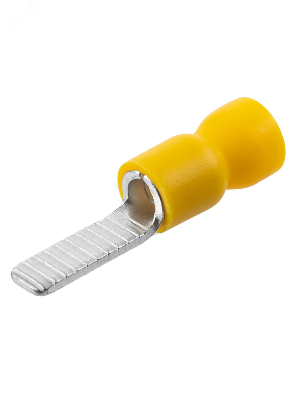 Изображение товара Наконечник штыревой плоский изолированный НШПИ 40-60 желтый TDM 50 шт