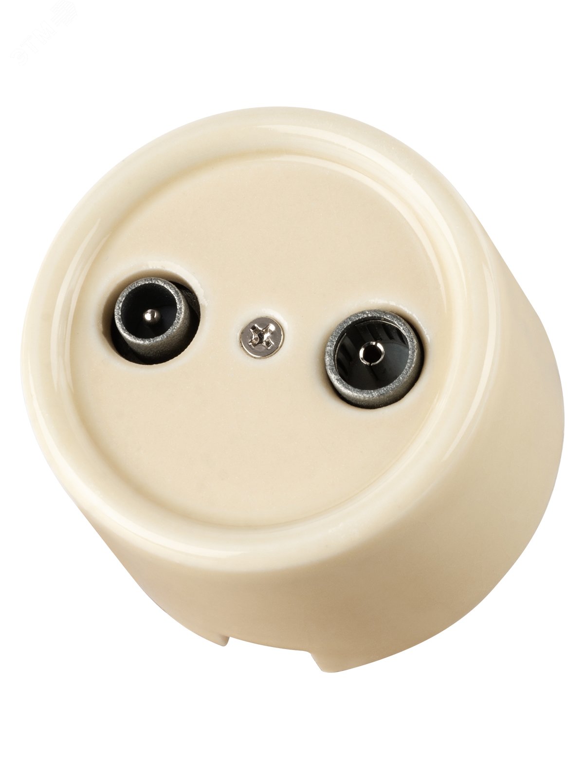 Изображение товара Розетка TV+R проходная сл. кость «Болонь» TDM (шт)