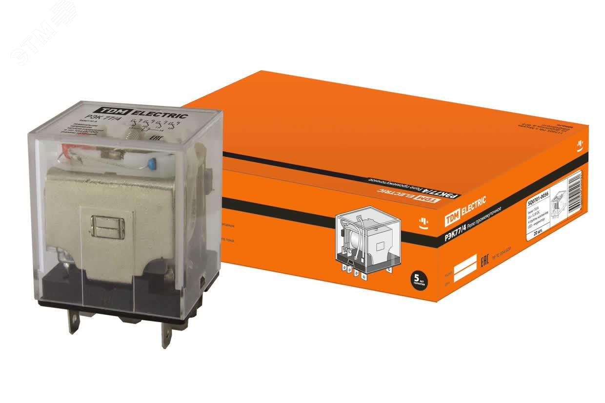 Изображение товара РЭК77/4 с индикацией 10А 12В DC TDM