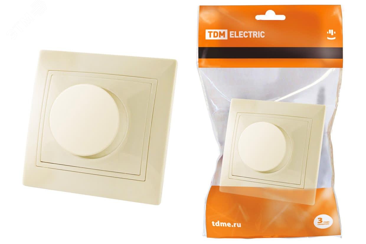 Изображение товара Светорегулятор поворотный RL 600 Вт слоновая кость Таймыр