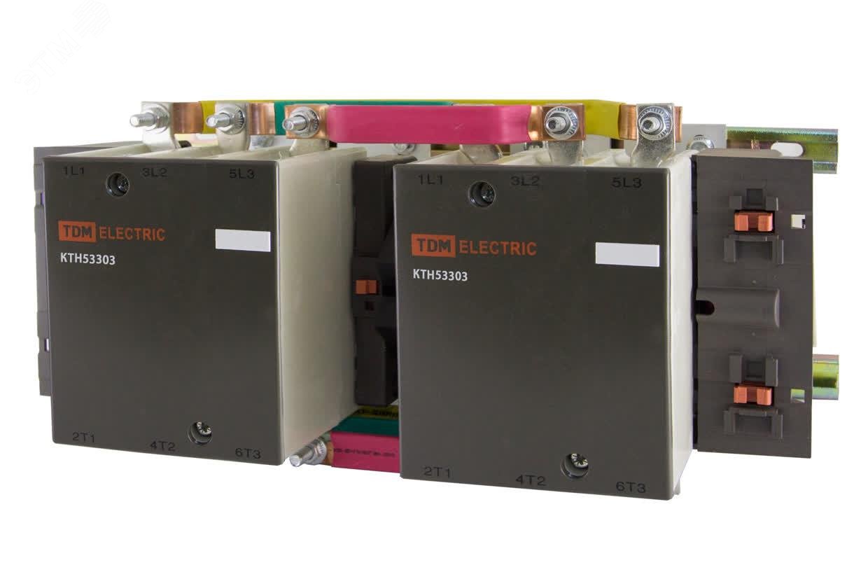 Изображение товара Контактор TDM ELECTRIC KTН-53303 Реверс 330А 400В/АС3 160кВт
