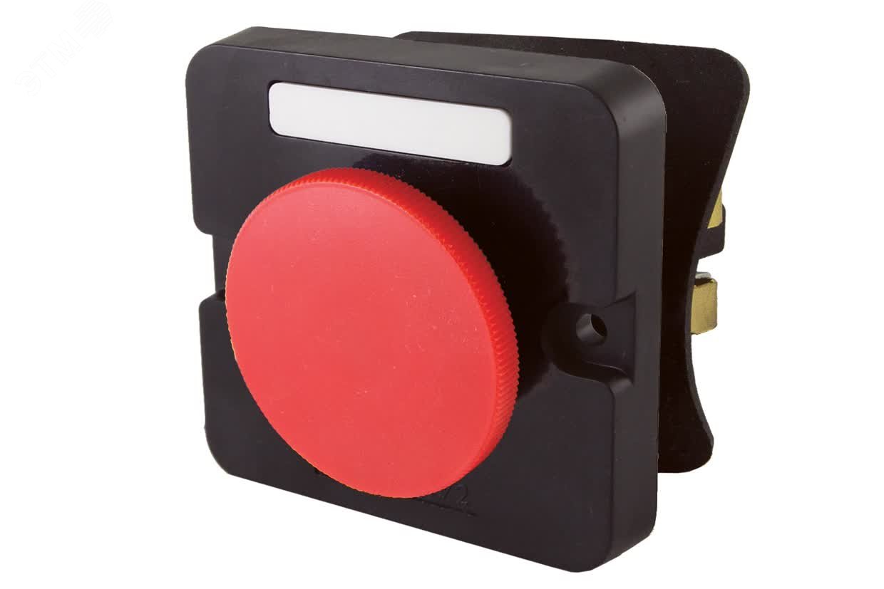 Изображение товара Пост кнопочный ПКЕ 122-1 У2, красный гриб, IP54 TDM (шт)