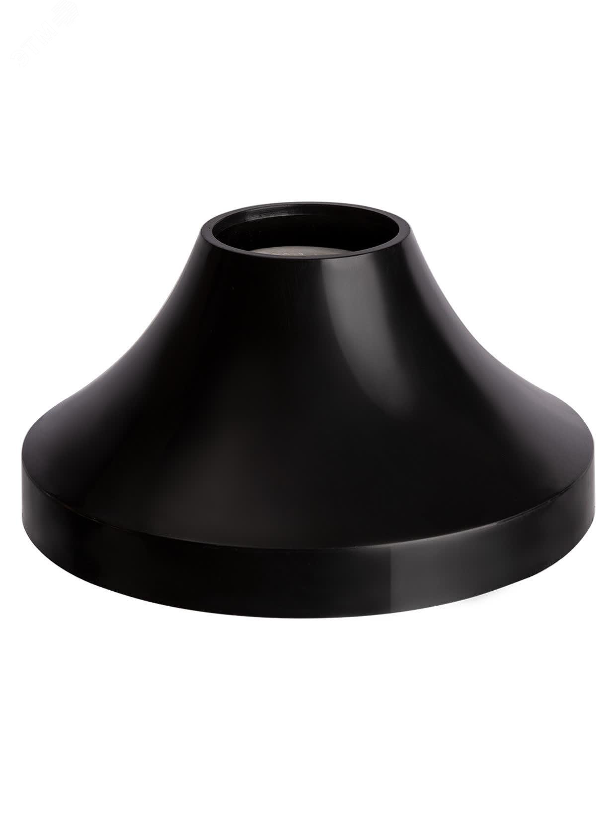 Изображение товара Керамический патрон основание E27 черный для ламп LED и КЛЛ