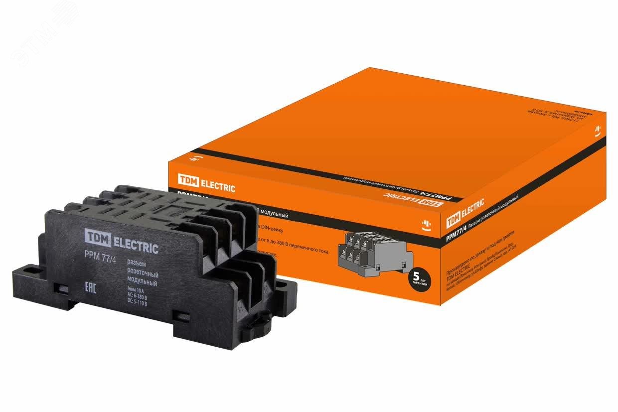 Изображение товара Разъем РРМ77/4 для РЭК77/4 модульный (шт)