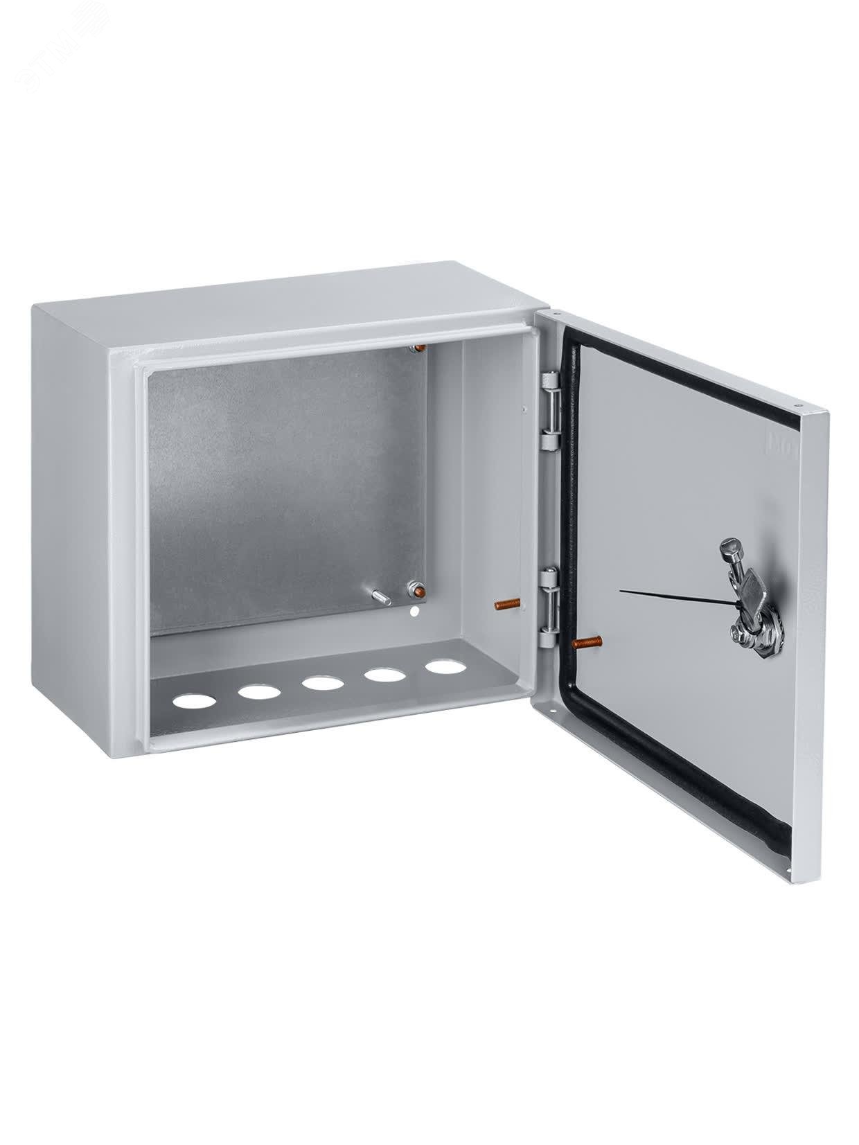 Изображение товара Металлический корпус ЩМП-2.3.1-0 IP66 250х300х150 для наружной установки TDM