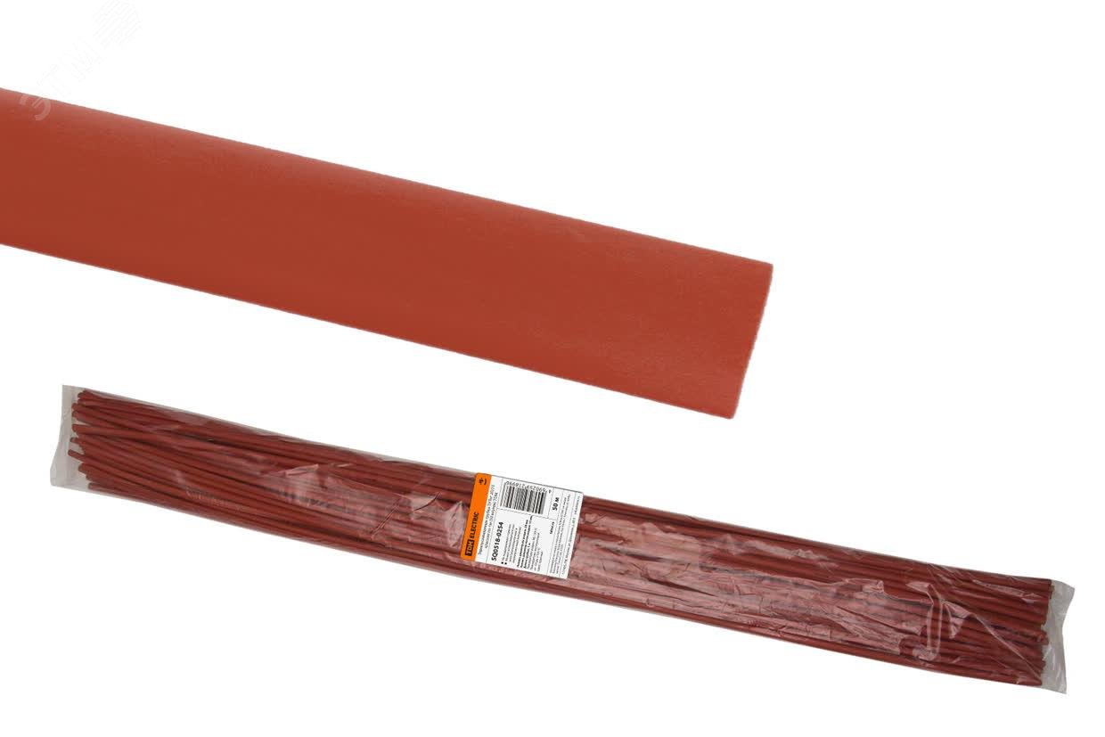 Изображение товара Термоусаживаемая трубка ТУТнг 20/10 красная 50м для электромонтажа