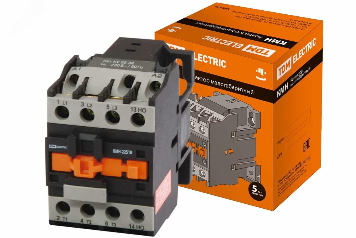 Изображение товара Контактор КМН-22510 25А 36В/АС3 1НО TDM ELECTRIC промышленный