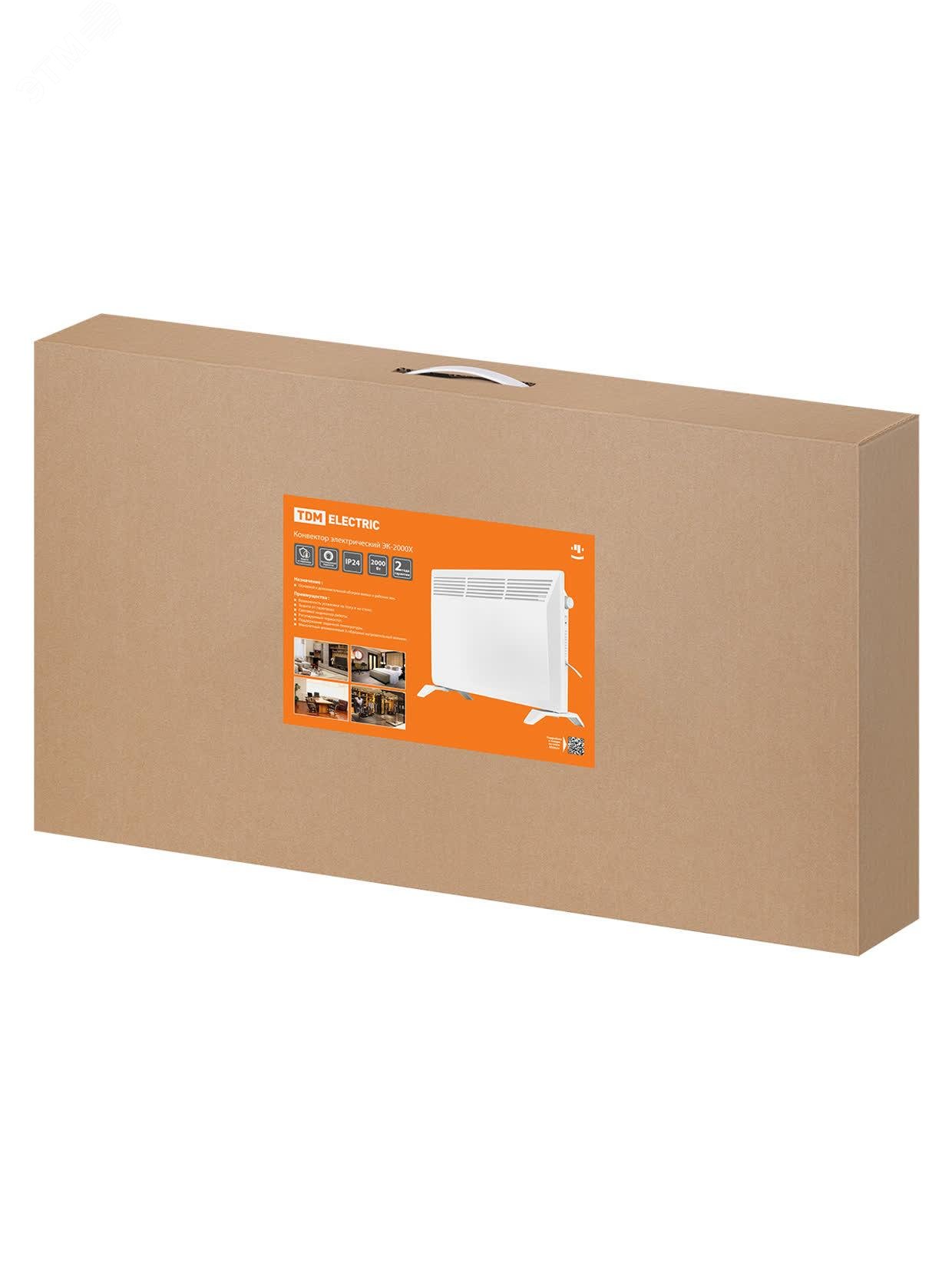 Изображение товара Конвектор электрический ЭК-2000X с термостатом и ножками