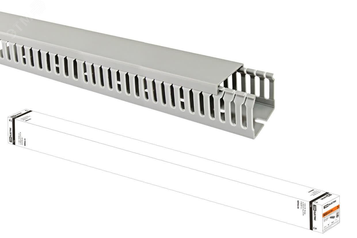 Изображение товара Кабель-канал перфорированный 40х40 TDM ELECTRIC 2000 мм