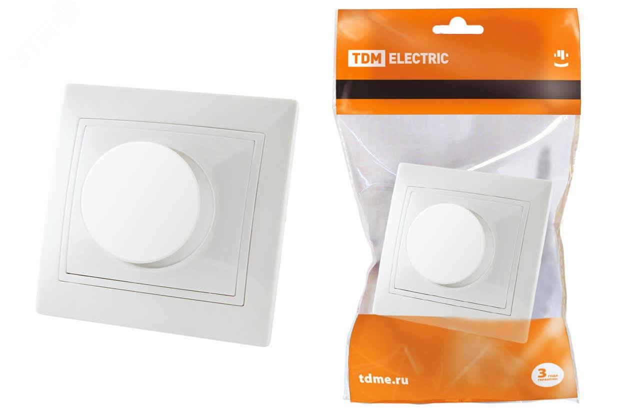 Изображение товара Светорегулятор поворотный RL 300 Вт белый Таймыр TDM (шт)