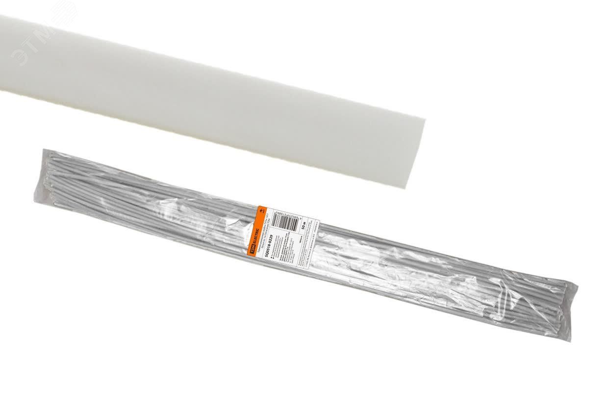 Изображение товара Термоусаживаемая трубка ТУТнг 14/7 белая по 1м (50 м/упак) TDM (м)