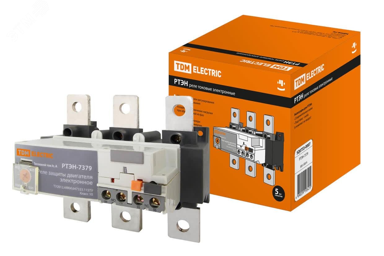 Изображение товара Реле защиты двигателя электронное TDM SQ0733-0007 300-500 А