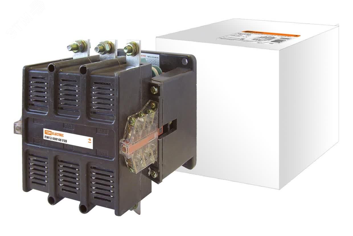 Изображение товара Пускатель ПМ12-500100 У3В 380 В 4НО+2НЗ TDM SQ0714-0035
