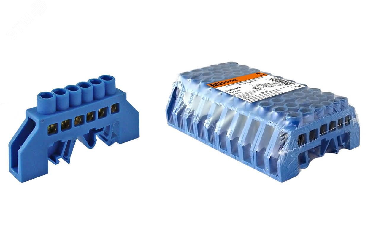 Изображение товара Шина нулевая в изоляторе на DIN-рейку 8x12мм 6 групп TDM ELECTRIC Изображение товара Шина нулевая в изоляторе на DIN-рейку 8x12мм 6 групп TDM ELECTRIC