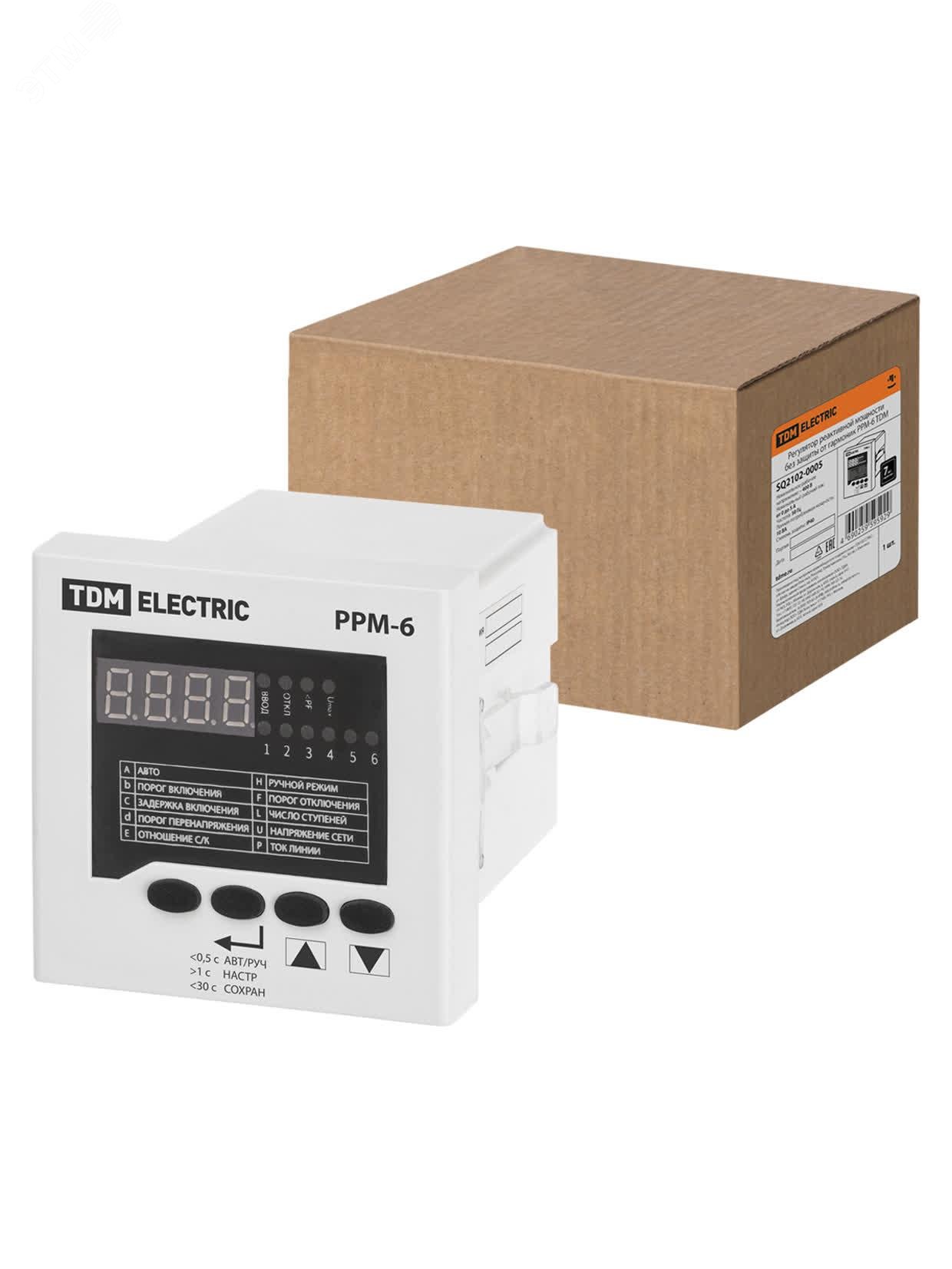 Изображение товара Регулятор РРМ-6 без защиты от гармоник TDM