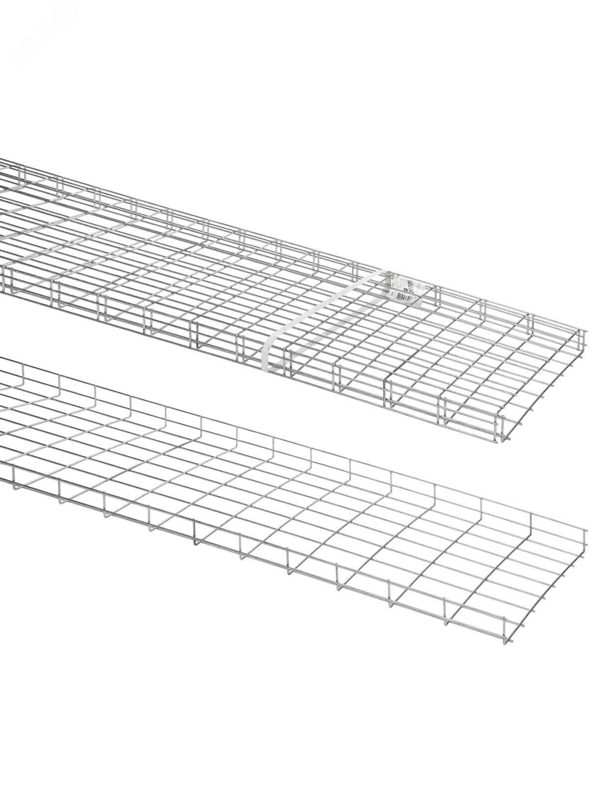 Изображение товара Проволочный лоток TDM 50x400 мм 3 м, оцинкованный, для кабелей