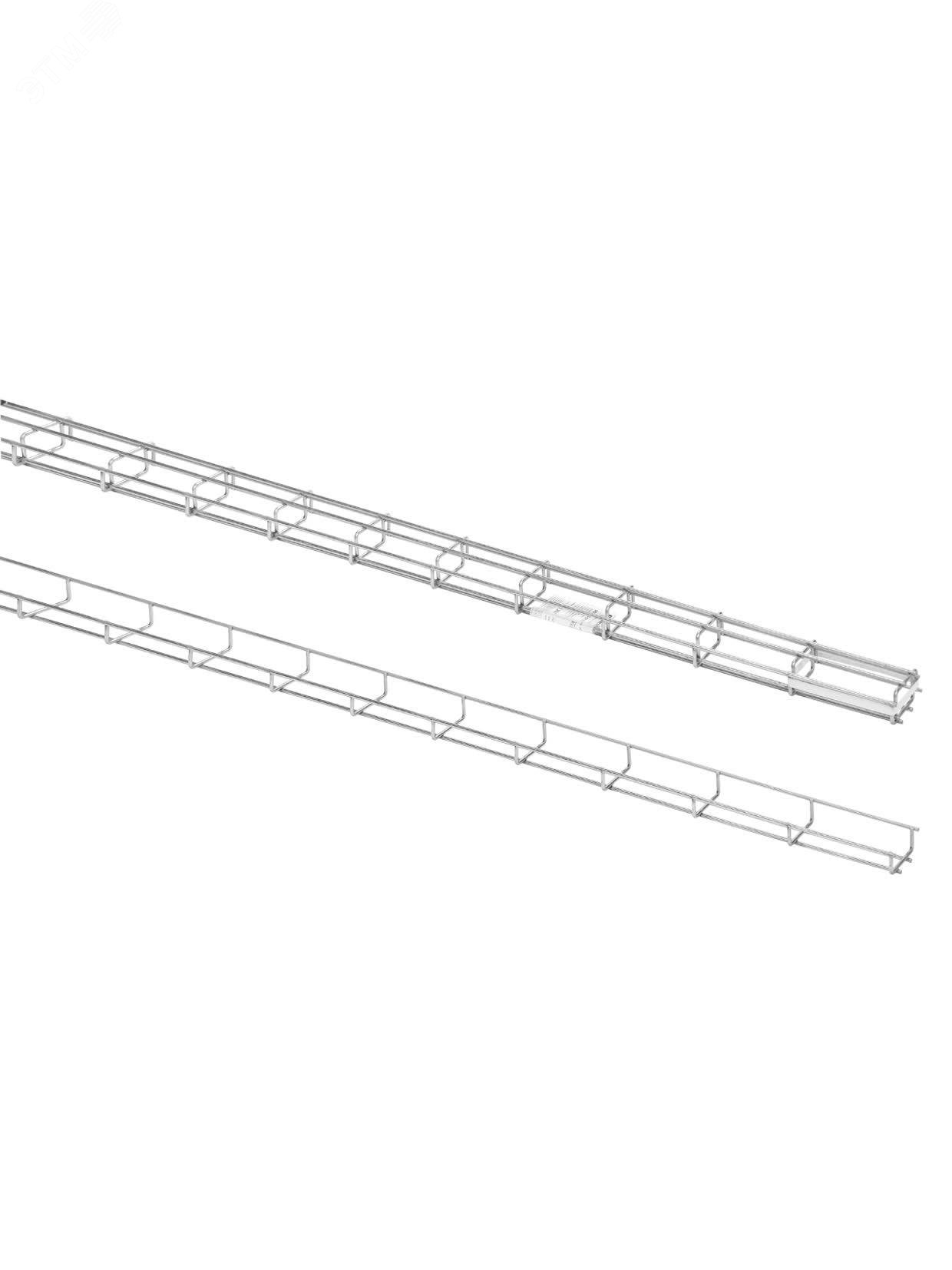 Изображение товара Проволочный кабельный лоток 30х60х3000 мм TDM электрик Оцинкованный