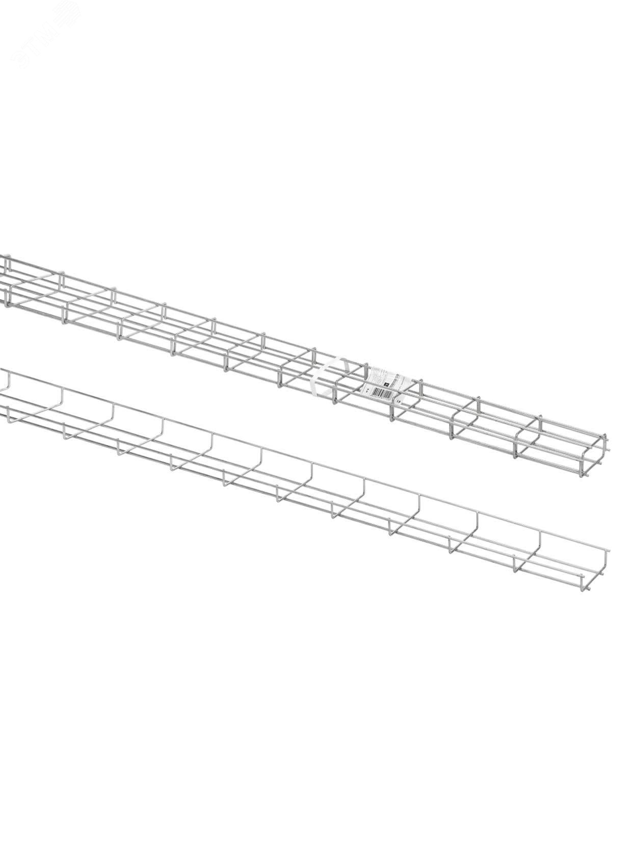 Изображение товара Лоток проволочный 30х100х3000-3.8 мм TDM оцинкованный для кабельных трасс