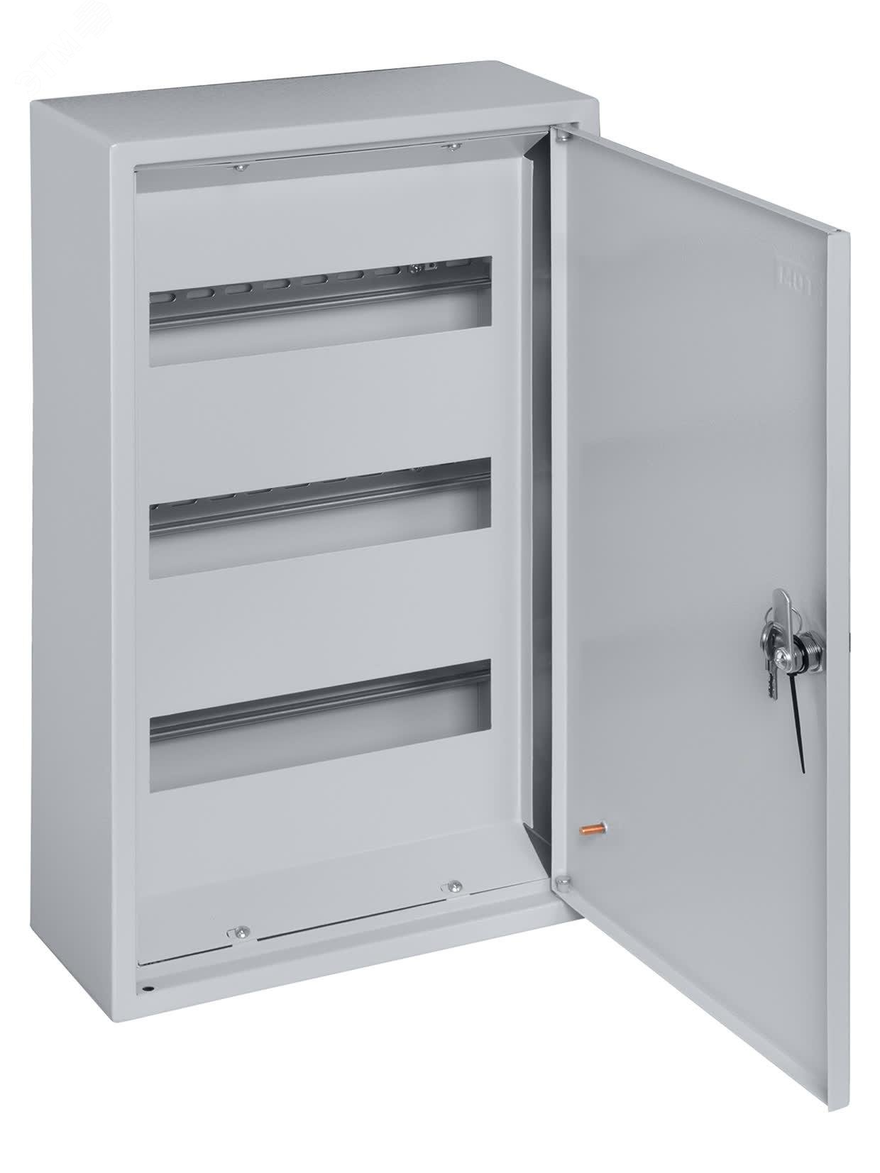 Изображение товара Металлический корпус ЩРН-36 520х310х120 TDM для электрощитового оборудования