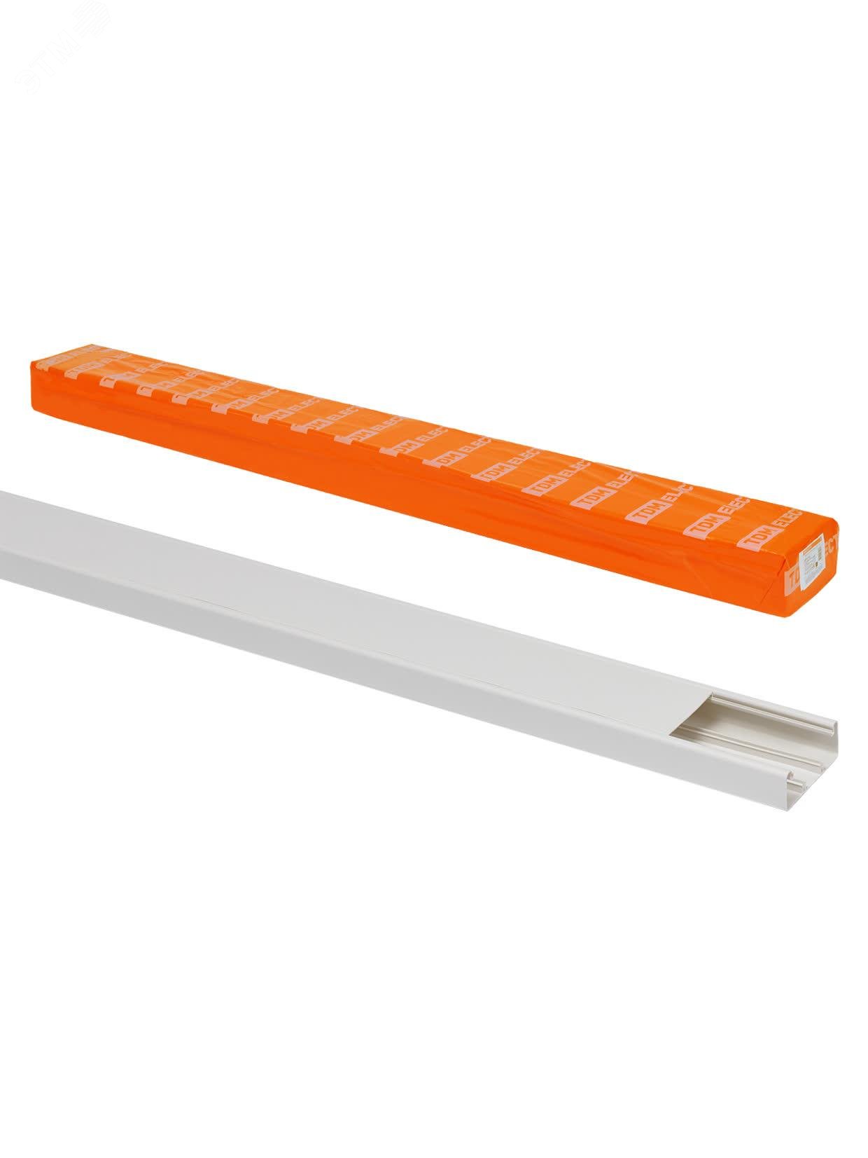 Изображение товара Кабель-канал 100х40 белый TDM (12 м) (м)