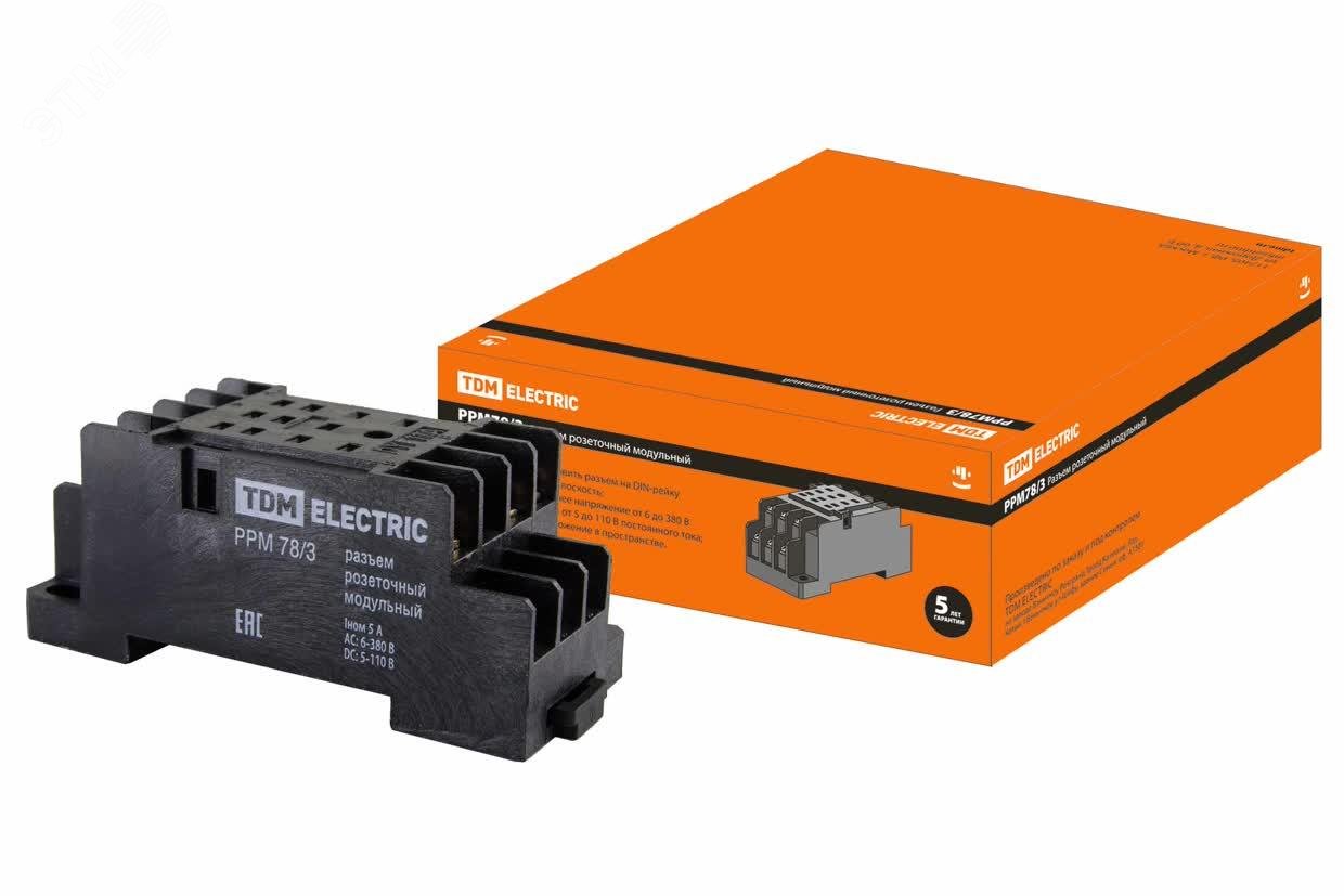 Изображение товара Разъем РРМ78/3 для РЭК78/3 модульный (шт)