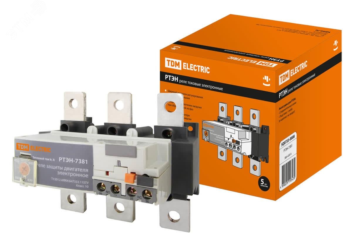 Изображение товара Реле тока РТЭН-7381 380-630А ТДМ ELECTRIC