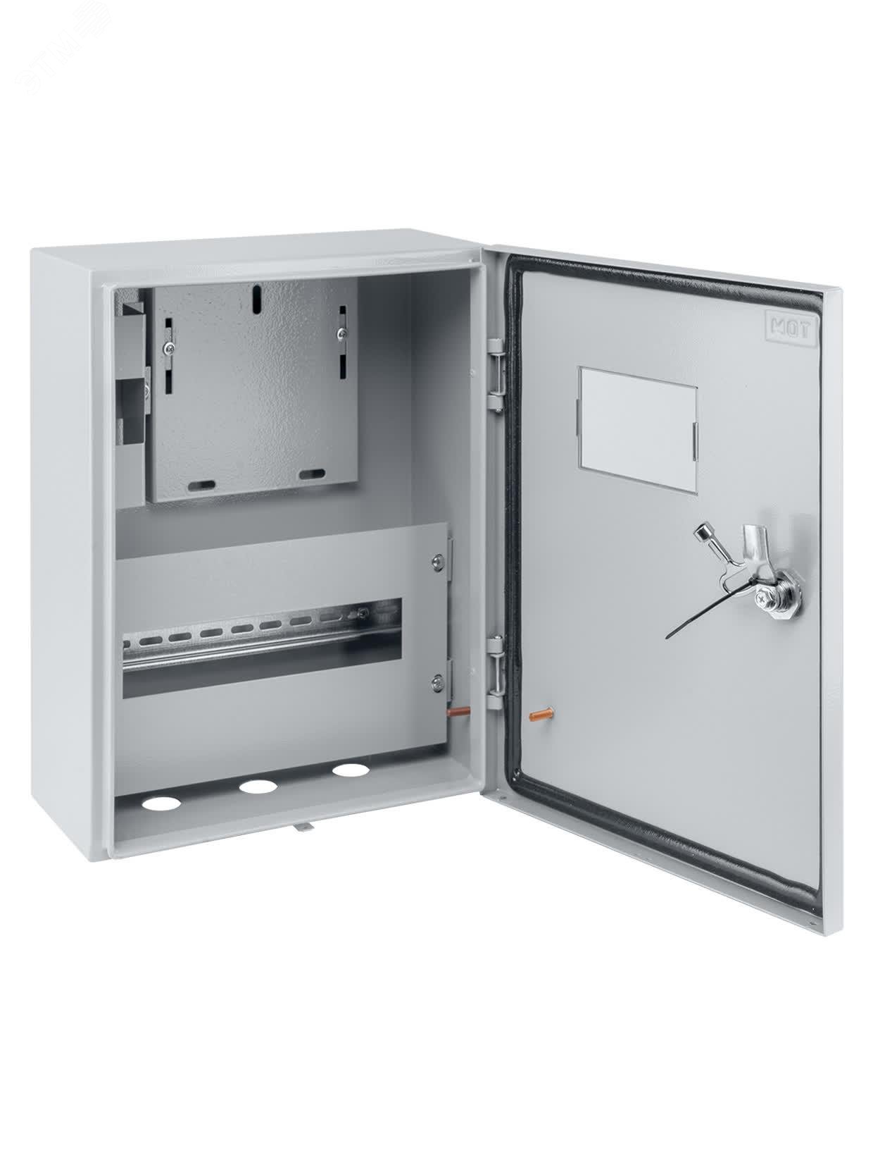 Изображение товара Корпус металлический ЩУ-1ф/1-0-12 IP66 (ЩУРН-1/12 IP66) (395х310х165) (шт)