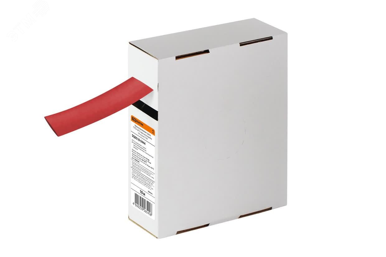 Изображение товара Термоусаживаемая трубка ТУТнг 20/10 красная в коробке (10 м/упак) TDM (шт)