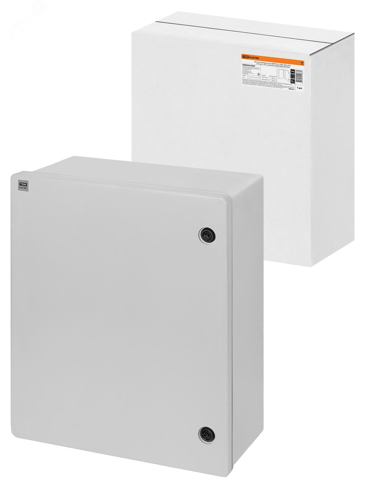 Изображение товара Антивандальный щит ЩПМП-3-0 TDM IP66 IK10 из полиэстера 600х500х230