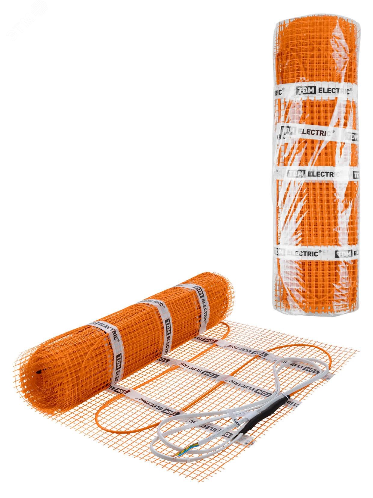 Изображение товара Мат нагревательный Монтаж, двухжильный, 4 кв. м, 600 Вт, TDM