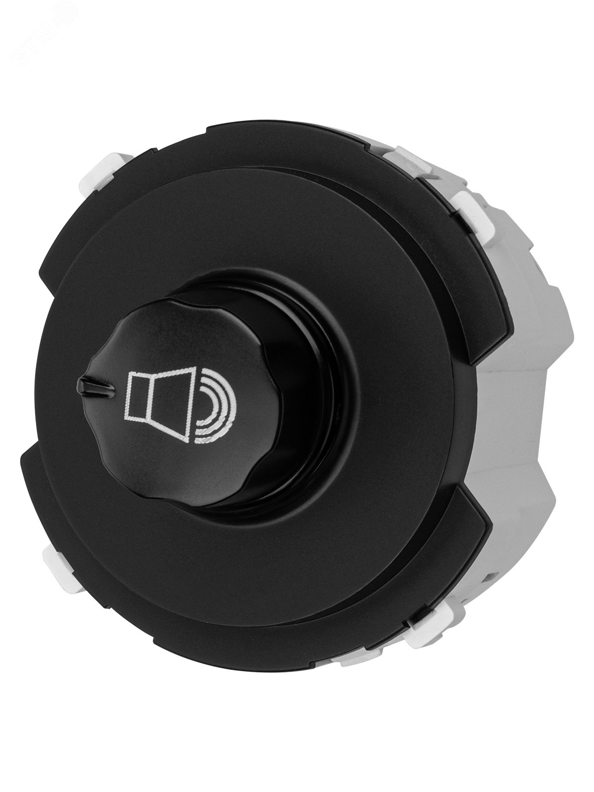 Изображение товара Регулятор громкости Байкал TDM SQ1819-0243 безвинтовое зажимное крепление Черный IP20